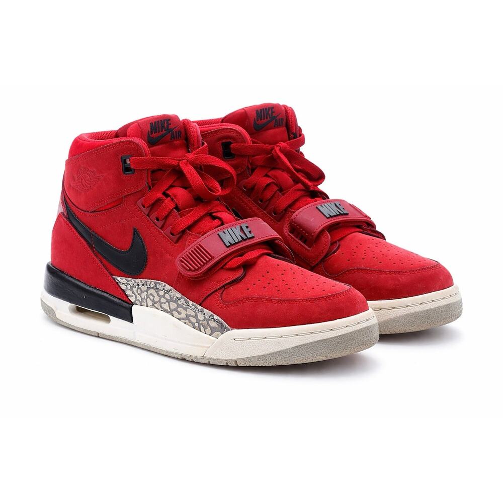 Air Jordan Legacy 312 Toro Nike Men’s/youth Size 7 Sneakers Shoes Red Leather